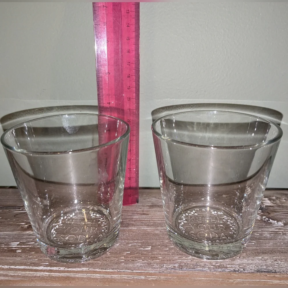 2 Ketel One Vodka Ketel Your Soda Rocks Glasses Advertising